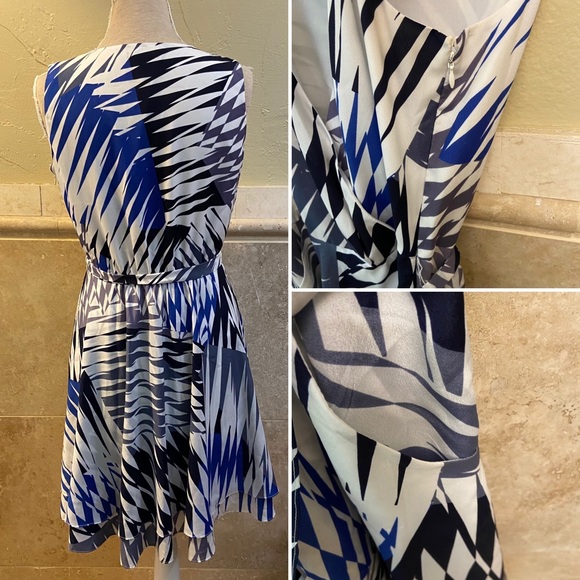 Banana Republic Factory Triangle Print Dress sz 8 - Picture 2 of 4